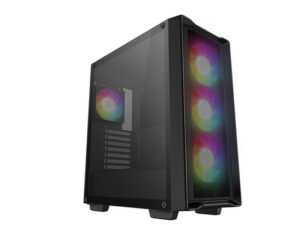 DeepCool CC560 MESH V2 | ATX | Kaljeno Steklo | Črno ARGB | Računalniško Ohišje