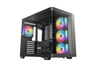 DeepCool CG530U 4F | ATX Midi-Tower | ARGB Ukrivljeno Steklo | Črno Računalniško Ohišje