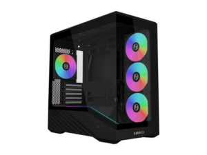 Lian Li Vector V100 MINI | Micro-ATX | Kaljeno Steklo 270° | ARGB Osvetlitev | Črno Računalniško Ohišje