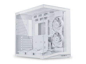 Lian Li O11 Dynamic Mini V2 Flow | ATX Midi-Tower | Kaljeno Steklo | 5 Ventilatorjev | Belo Računalniško Ohišje