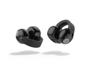 Sennheiser ACCENTUM Clip | Open-Ear True Wireless | Bluetooth 6.0 In LDAC | Do 36 Ur Baterije | Črne Brezžične Slušalke