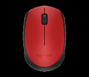 LOGITECH M171 | Brezžična | Rdeča | Optična Miška