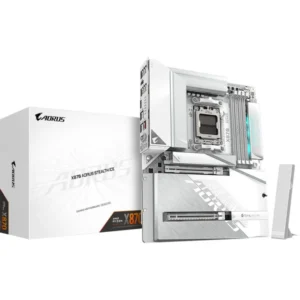 Gigabyte GA-X870 A STEALTH ICE | AM5 | DDR5 | ATX | Bela Matična Plošča