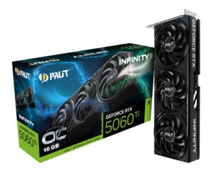 Palit RTX 5060 Ti Infinity 3 OC 16GB | GDDR7 | HDMI 3xDisplayport | Grafična Kartica
