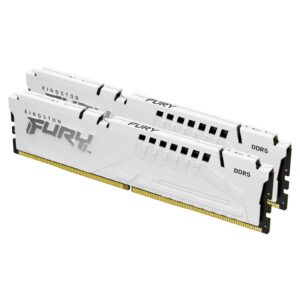 KINGSTON FURY Beast | 32GB (2x 16GB) | DIMM | DDR5 | 5200MT/s | DDR5 | CL40 | Bela | XMP | RAM Pomnilnik