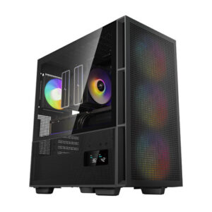 UVI OMEGA AM96 Ryzen 5 9600X | RX 9060 XT 16GB | 2TB | 32GB | 850W | Črna RGB | Brez OS | Gaming Računalnik