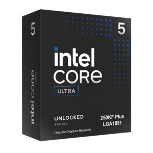 Intel Core Ultra 5 250KF Plus | 18 Jeder 18 Niti | Do 5.3 GHz | LGA1851 DDR5 PCIe 5.0 | BOX Procesor