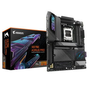 Gigabyte X870E AORUS PRO | AMD AM5 | Ryzen 9000 8000 7000 | DDR5 | PCIe 5.0 | WiFi 7 | USB4 | HDMI 2.1 | ATX Matična Plošča