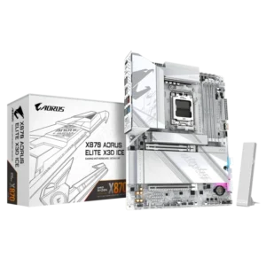 Gigabyte X870 AORUS ELITE X3D ICE | AM5 | DDR5 | ATX | Bela Matična Plošča