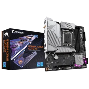 Gigabyte B760M Aorus Elite WiFi6E Gen5 | B760 | LGA 1700 | mATX | DDR5 | Matična Plošča