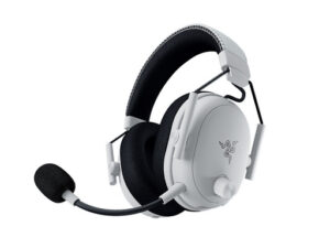 Razer BlackShark V3 Pro | Bela | Brezžične ANC Gaming Slušalke Z Mikrofonom | HyperSpeed Wireless Gen 2 | THX Spatial Audio | Slušalke