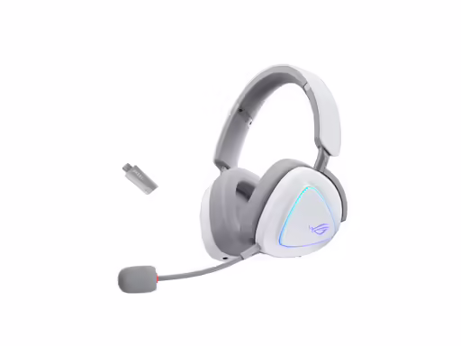 Asus rog delta ii | wireless | bluetooth | bele slušalke 1 Komponentko: slušalke asus rog delta ii, wireless, bluetooth, bele