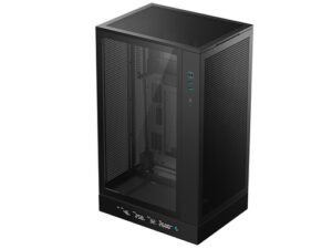 DeepCool CH270 Digital | Micro-ATX | LCD Zaslon | Kaljeno Steklo | Črno Računalniško Ohišje