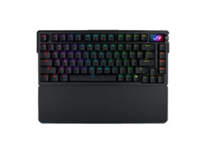 ASUS ROG Azoth Extreme | Brezžična | ROG NX Red | PBT | OLED | RGB Črna | Gaming Tipkovnica