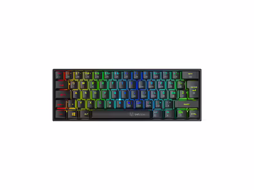 Uvi pride nano 60% | mx rdeča stikala | črna rgb | usb | slo gravura | gaming mehanska tipkovnica 1 Tipkovnica uvi pride nano 60%, mx rdeča stikala, rgb, usb, slo
komponentko