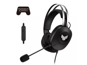 ASUS TUF Gaming H1 Gen II | USB-A | Virtual 7.1 | 40 Mm Essence Gonilniki | TeamSpeak Mikrofon | 297 G | Črne Gaming Slušalke