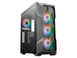 Cooler Master TD500 MAX | ATX Midi-Tower | ARGB In Kaljeno Steklo | 360mm AIO In 850W Gold PSU | Sivo Računalniško Ohišje