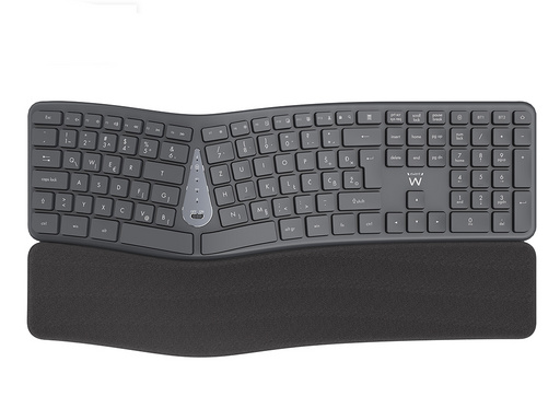 Ewent ew3289 | brezžična | multi-connect | slo gravura | ergonomska tipkovnica 1 Tipkovnica ewent ew3289 wireless ergonomic multi-connect, slo
komponentko