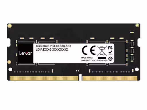 Lexar 32gb ddr4 | sodimm | pc4-25600 3200mt/s | cl19 | ram pomnilnik 1 Komponentko : ram sodimm ddr4 32gb pc4-25600 3200mt/s cl19 1. 2v lexar
