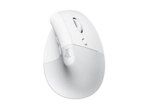 Logitech Lift za Mac | Bela | Vertikalna Ergonomska Miška