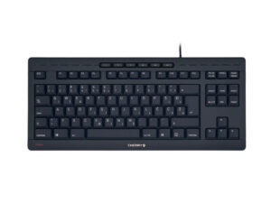 Cherry STREAM TKL | Črna | SLO Razporeditev | Tiho Tipkanje | Kompaktna USB Tipkovnica