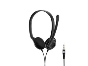 EPOS | Sennheiser PC 5 CHAT | Žične Stereo Slušalke Z Mikrofonom | 3.5 Mm | PC Mac Mobilne Naprave | Slušalke