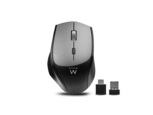 Ewent Dual-Connect Silent | Wireless | USB-A | USB-C | 2400dpi | Črna | Miška