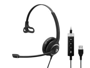 EPOS | Sennheiser IMPACT SC 230 USB MS II | USB-A | Mono | Microsoft Teams Certificirane | Žične Poslovne Slušalke