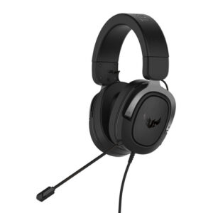 ASUS TUF Gaming H3 | 50 Mm ASUS Essence Gonilniki | 7.1 Virtual Surround | 3.5 Mm | Žični Mikrofon | Črne Gaming Slušalke