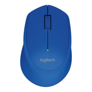 Logitech M280 Wireless | Modra | 2.4 GHz Nano USB Sprejemnik | Ergonomska Desničarska Zasnova | Brezžična Miška