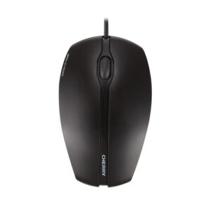 Cherry Gentix | Žična USB Optična 1000 DPI | Simetrična Ergonomska Oblika | Črna Miška