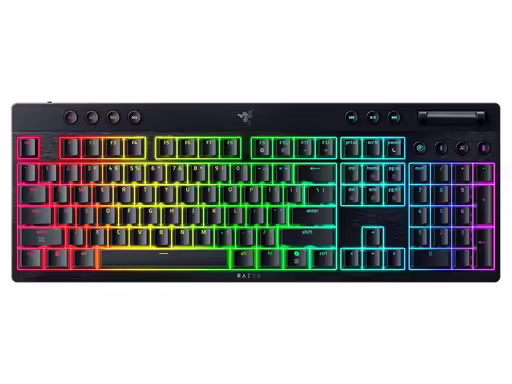 Razer blackwidow v4 | low-profile | hyperspeed | rumena stikala | us slo g. | gaming tipkovnica 1 Tipkovnica razer blackwidow v4 low-profile hyperspeed, rumena stikala, us slo g. Komponentko