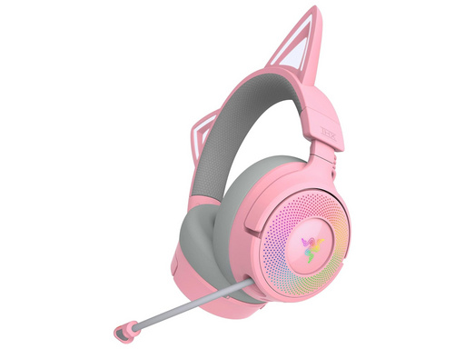 Razer kraken kitty v3 pro quartz | roza | gaming slušalke z mačjimi ušesi 1 Slušalke razer kraken kitty v3 pro quartz, roza
komponentko