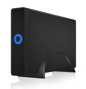 Icybox IB-377U3 | 3.5 SATA | USB 3.0 | Črna | Ohišje za Trde Diske