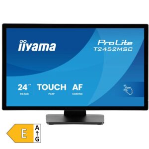 iiyama ProLite T2452MSC-B2 | 24" FHD IPS Touch | 10-Točkovni PCAP | 120Hz HDMI DP USB VESA Zvočniki | Monitor
