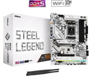 ASRock B650 Steel Legend WiFi | AM5 | AMD B650 | DDR5 7200MHz OC | PCIe 5.0 In HDMI 2.1 | Wi-Fi 6E | ATX Matična Plošča