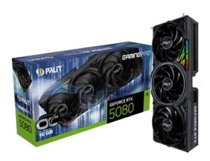 Palit GeForce RTX 5080 GamingPro | 16GB GDDR7 256-Bit | DLSS 4 | TurboFan 4.0 | ARGB | Grafična Kartica