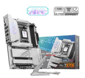 MSI MPG X870E EDGE TI WIFI | AM5 X870E | ATX DDR5 | Wi-Fi 7 5G LAN USB4 HDMI | Matična Plošča