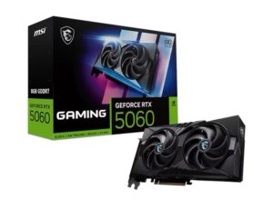 MSI GeForce RTX 5060 Gaming OC | 8GB GDDR7 | NVIDIA Blackwell | DLSS 4 | TWIN FROZR 10 | Grafična Kartica