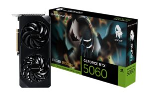 Gainward RTX 5060 Ghost OC | NVIDIA GeForce | 8GB GDDR7 | 128-bit | DLSS 4 In Ray Tracing | HDMI 2.1b In 3x DisplayPort 2.1b | Grafična Kartica