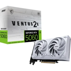 MSI GeForce RTX 5060 Ventus 2X OC White | 8GB GDDR7 128-Bit | DLSS 4 | TORX Fan 5.0 | Bela Grafična Kartica