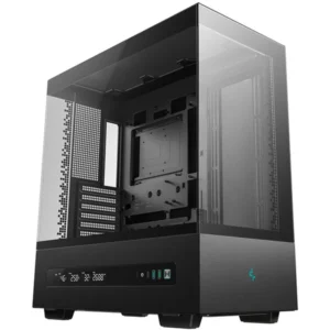 DeepCool CH690 DIGITAL | Črna | ATX Midi Tower | Digitalni Zaslon | Kaljeno Steklo | GPU Do 450 mm | Ohišje