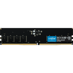Crucial Value | 8GB 1x8GB | DDR5 5600MHz CL46 | 1.1V | Črn Namizni RAM Pomnilnik