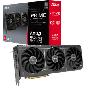 ASUS Prime Radeon RX 9070 EVO OC Edition | 16GB GDDR6 | RDNA 4 | 256-bit | 3x Axial-tech | 3x DisplayPort 2.1a 1x HDMI 2.1b | Grafična Kartica