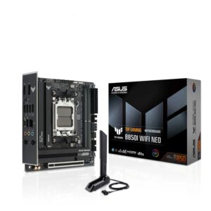 ASUS TUF Gaming B850I WIFI NEO | AMD AM5 | B850 | DDR5 9600+ OC | PCIe 5.0 | WiFi 6E 2.5Gb LAN | Mini-ITX Osnovna Plošča