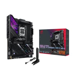 ASUS ROG STRIX X870E-E GAMING WIFI7 NEO | AM5 AMD X870E | DDR5 9600+ OC | Wi-Fi 7 5Gb LAN | 5x M.2 | PCIe 5.0 | USB4 | ATX Matična Plošča