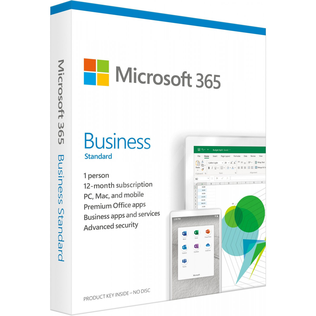 Microsoft 365 business standard - slovenski - 1 letna naročnina komponentko