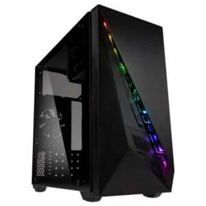 KOLINK INSPIRE K2 ARGB | Mini ATX | Črno | Kaljeno Steklo | Osvetljeno Računalniško Ohišje