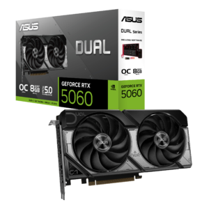 ASUS Dual GeForce RTX 5060 OC Edition 8GB | GDDR7 | Grafična Kartica