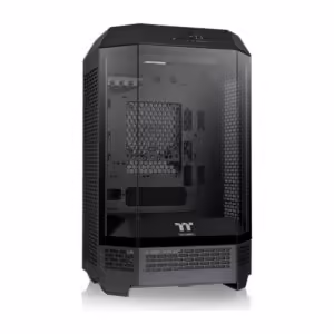 Thermaltake The Tower 300 | Micro Tower mATX | 3× Temperirano Steklo | 2× 140 mm PWM | Črno Računalniško Ohišje
